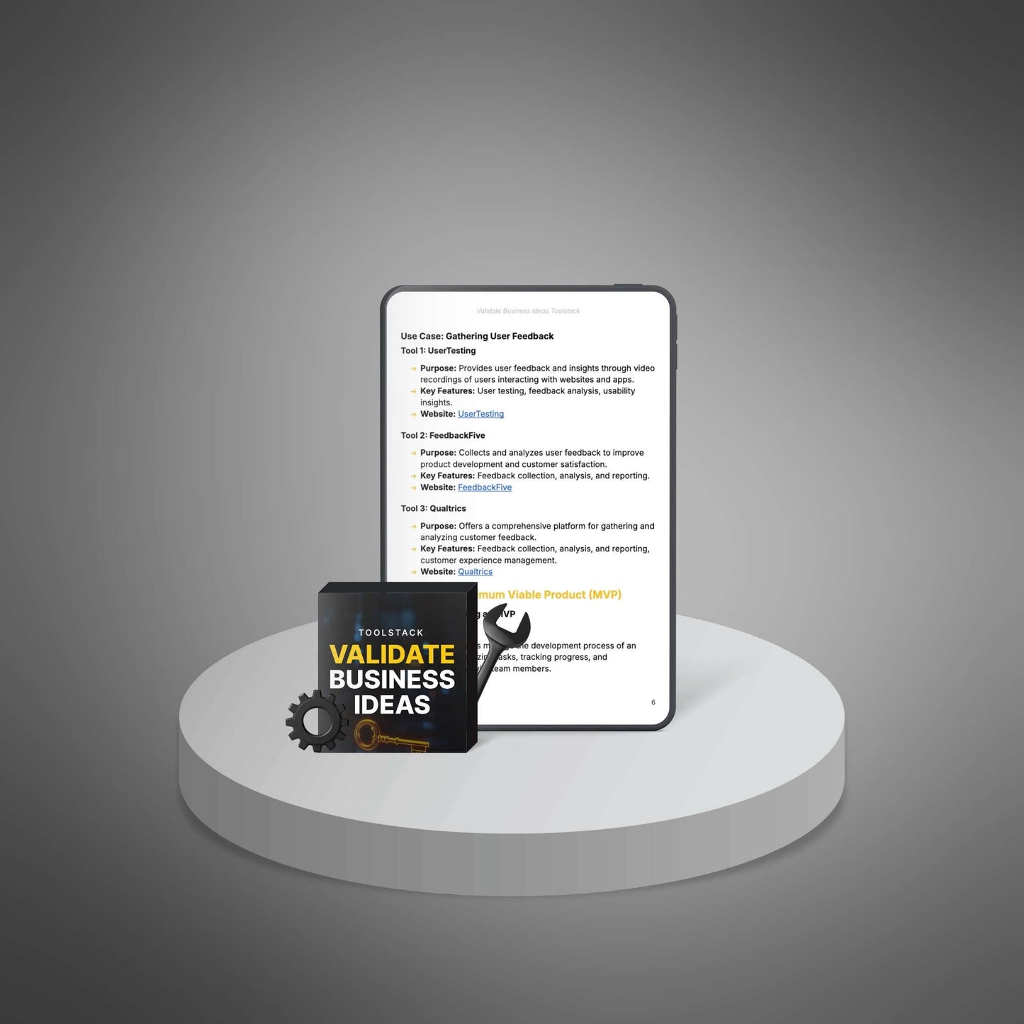 Validate Business Ideas - Toolstack