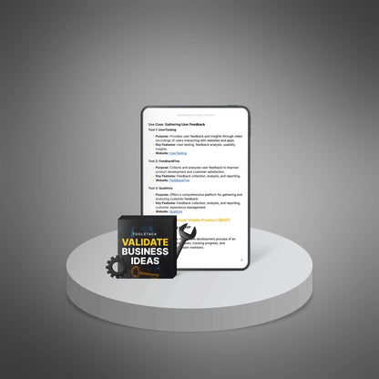 Validate Business Ideas - Toolstack