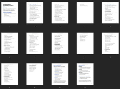Meta Ads Made Affordable - Prompts