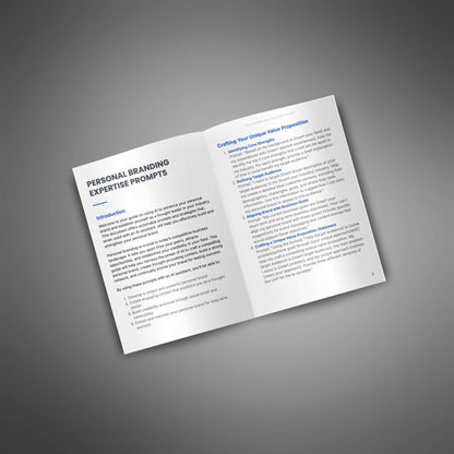 Personal Branding Expertise - Prompts